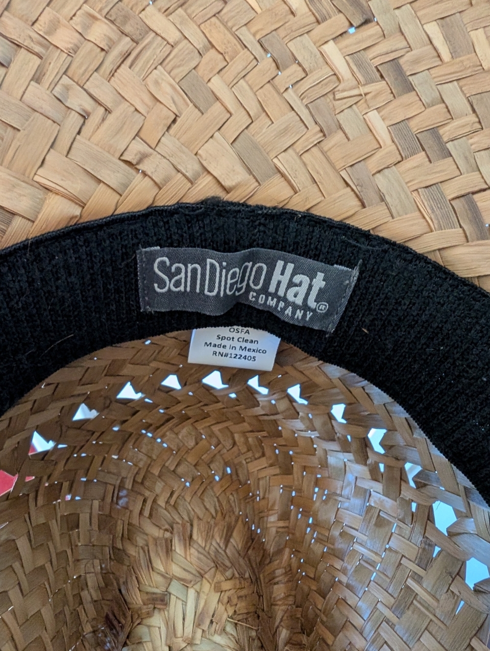 San Diego Hat Company Men's Straw Hat - Picture 6 of 6